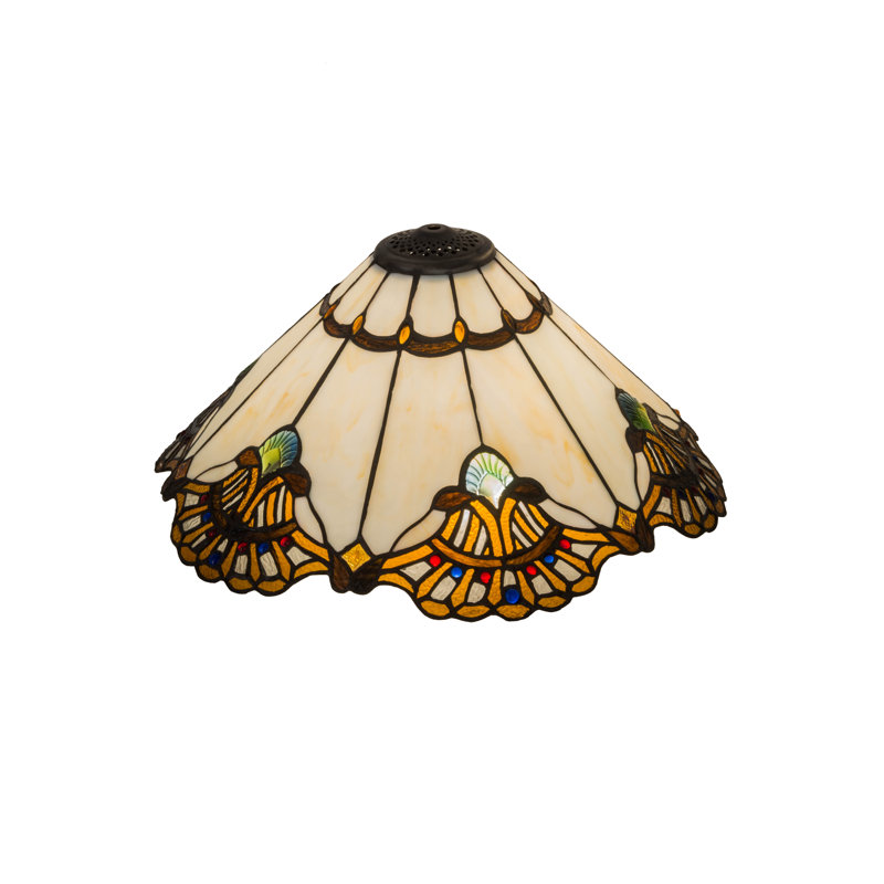 20 po de large avec abat-jour bijoux, H 8,5 po x l 20 po x P 20 po