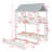 Downers Kids Twin Bunk Bed with Trundle