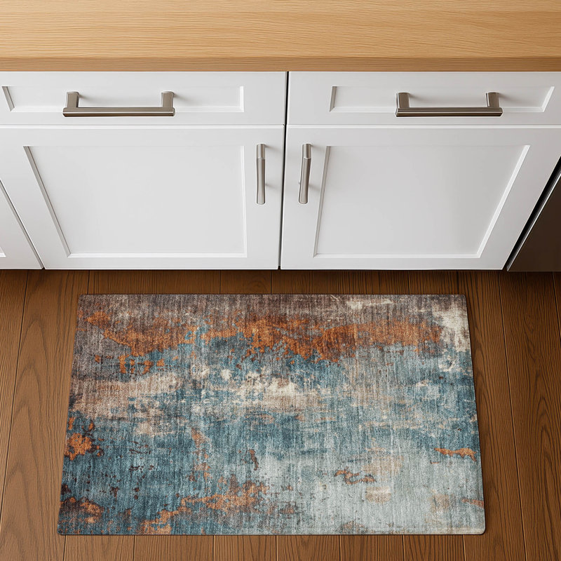 Premium Machine Washable Medena AMF1870 Abstract Rug, Rectangle 1'8" x 2'6"