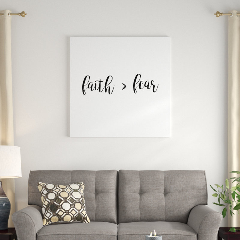 «Quotable VII», art textuel sur toile, H 36 po x l 36 po