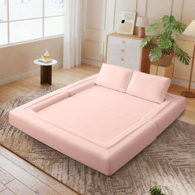 Canapé-lit pliable 81 po, divan-lit convertible 3-en-1