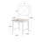 Omur 4 - Person Solid Wood Top Four Leg Dining Set-1495719571