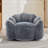 Ergonomic High-Density Foam Filled Lotus Style Compression Sofa Chair with Carry Handle-176885153