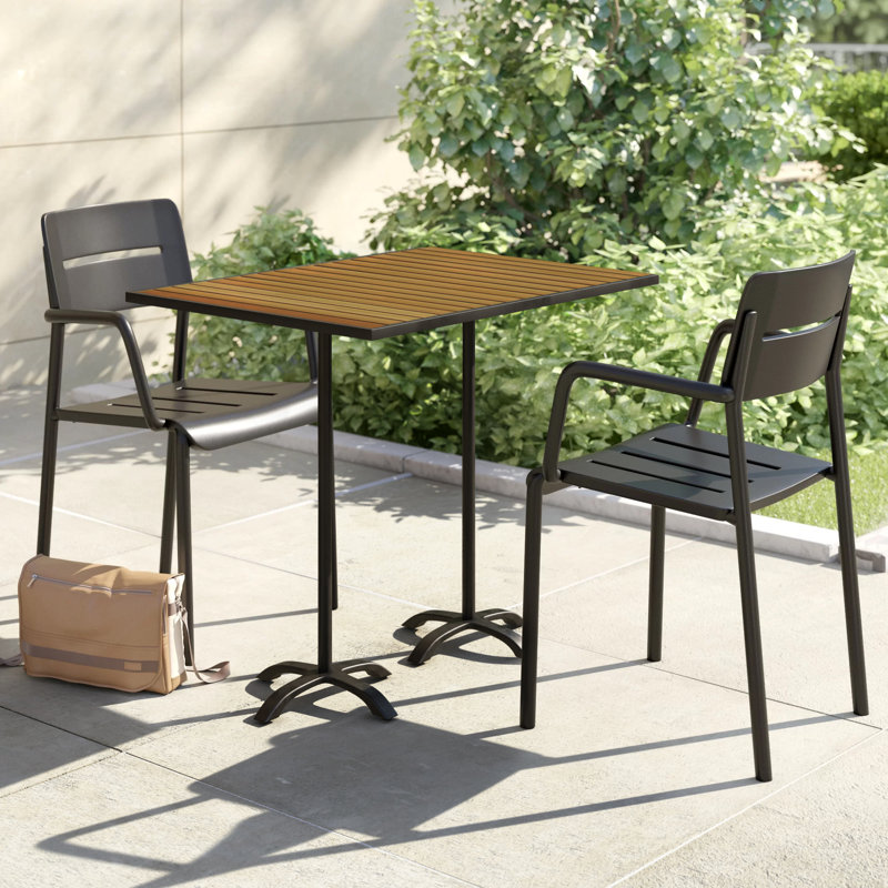 Longport 2 Person 32'' L x 28.5'' H High Top Table