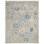 Lagos Hand Knotted Floral Area Rug in Gray