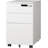 3 Drawer Mobile File Cabinet With Combination Lock, Fully Assembled Metal Filling Cabinet Except Wheels-2078315156