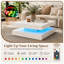 Charvez Square High Gloss LED Coffee Table with Open Storage-688356388-714213041
