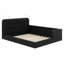 Lit plateforme tapissier avec 2 lampes de lecture-1331483576