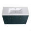 Lavabo de salle de bain autoportant en résine 48 po et 3 portes d'armoire à fermeture en douceur (emballage KD)-117193710-117193713