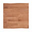 Table d'appoint carrée Velentina, finition naturelle