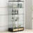Advanced Led Tempered Glass Mdf Cabinet Stylish Home Display Living Room & Bedroom