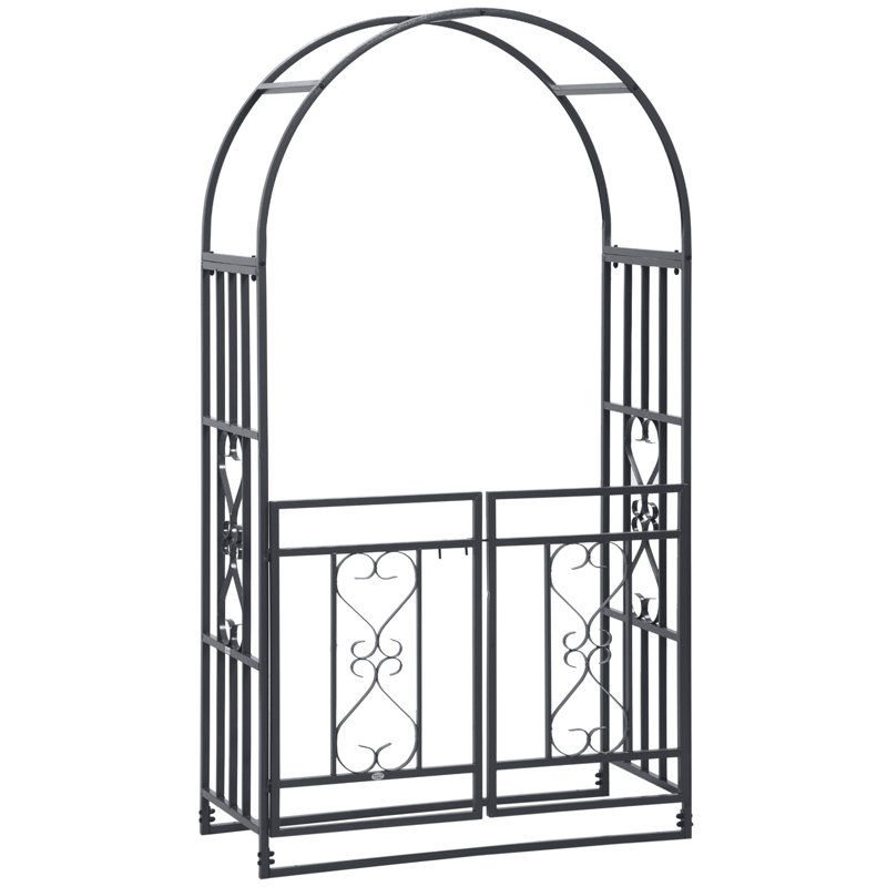 Tonnelle de jardin en métal Outsunny