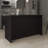 Ginger Kitchen Island, Three Open Shelves, Two Cabinets White / Dark Brown-1450078813