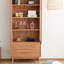 Bibliothèque de rangement de style nordique