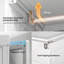 Garde-robe portable avec porte magnétique