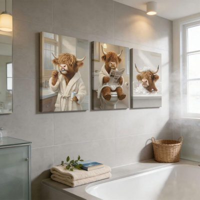 3 Piece Wrapped Canvas Print