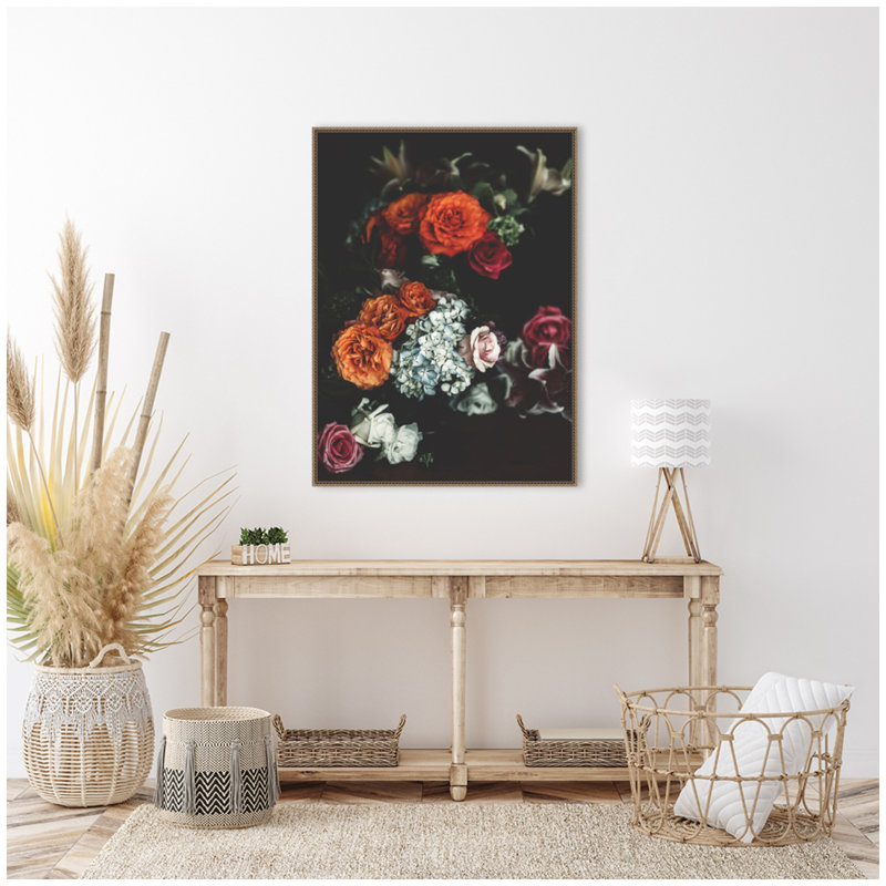 «Abundance» par Alicia Abla, reproduction d'art sur toile encadrée, Or perlé, H 38 po x l 28 po