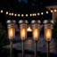 Torches solaires FoxFlame en métal, torches solaires Tiki, effet de feu breveté | Ensemble de 1, lumières solaires imperméables pour l'extérieur, hauteur réglable de 0 à 24 po, lumières de jardin, idéales pour la cour, le patio, le jardin et le sentier