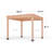 10 ft. W x 10 ft. D Western Red Cedar Urban Escape Pergola with Steel Post Brackets