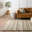 Hatha Striped Area Rug in Cream-422408694