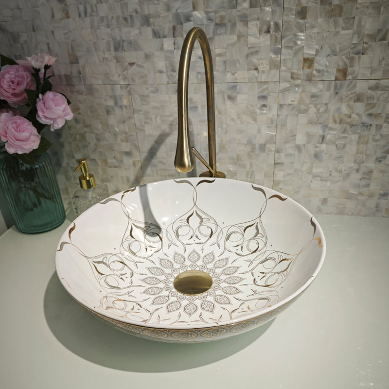 Fanwin Star 16'' Circular Bathroom Sink