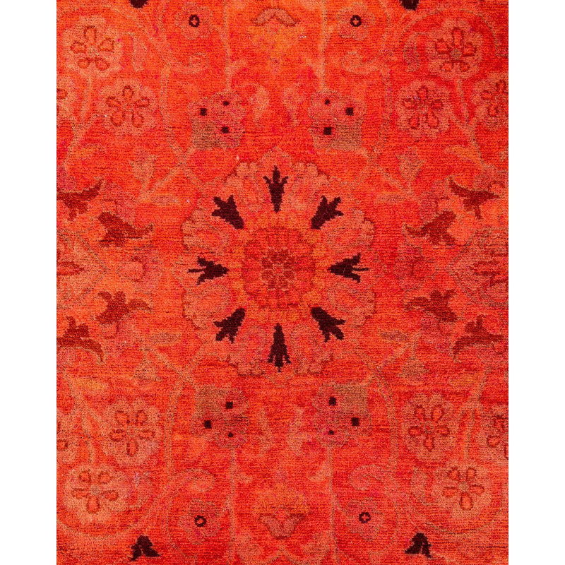 Tapis rose 3 pi 2 po x 5 pi 5 po Dametrice One-of-a-Kind
