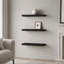 3 Pack Wood Wall Mounted Floating Shelves