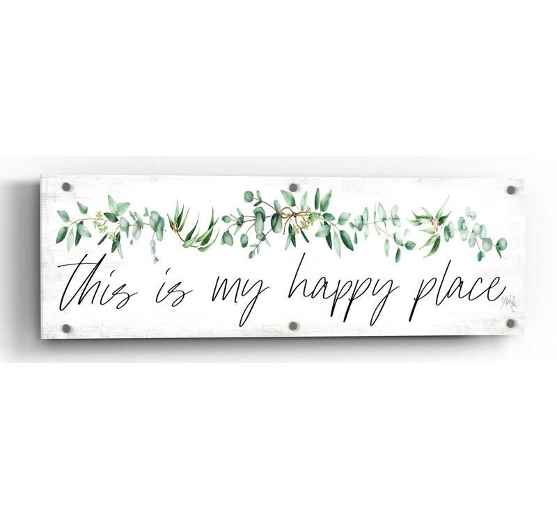 «This Is My Happy Place» par Marla Rae - impression sans cadre, L 36 po x H 12 po
