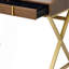 Bureau de meuble-lavabo avec miroir et plateau à bijoux Coleen-2041662438