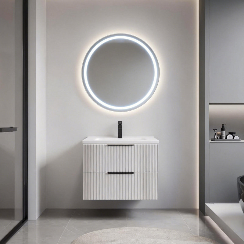 Meuble-lavabo 24 po avec lavabo en céramique