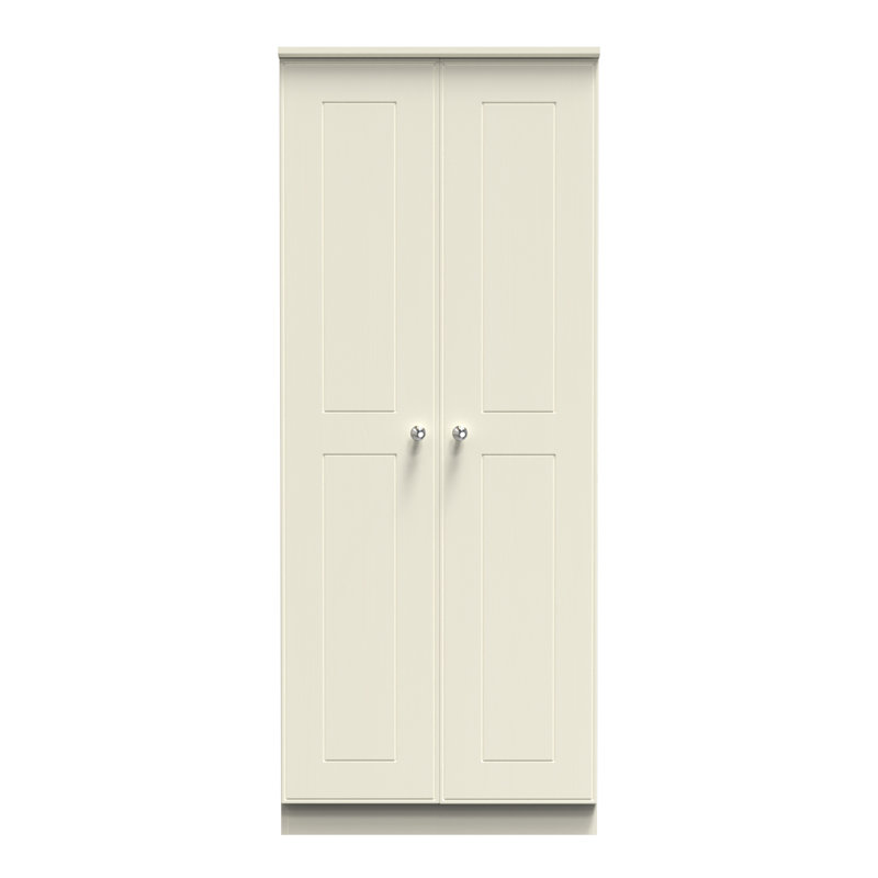 Conners Manufactured Wood Wardrobe, Cream Ash
