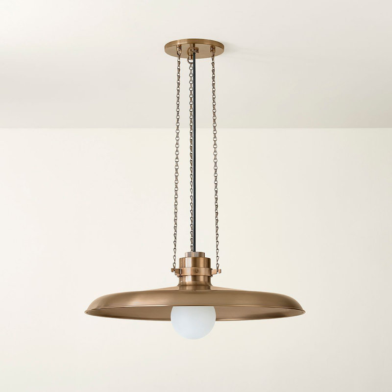 Rainhill 1 Light Pendant, 9" H x 24" W x 24" D