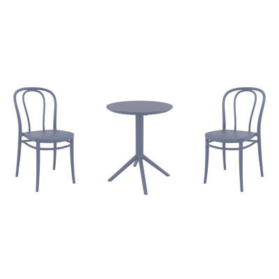 Farrah 24" Patio Bistro Set