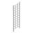 75'' H x 22'' W Polyvinyl Chloride (PVC) Classic Grid Trellis