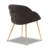Vanwinkle Tufted Dining Chair In Java Brown