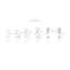 Quest 21 Light Crystal LED Multi-Light Pendant-2093783054