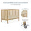 Lit de bébé portatif convertible 2-en-1-1549704024