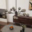 Lustre moderne Sputnik à 15 lumières avec abat-jour en verre fumé, globe en verre noir, plafonnier réglable pour salle à manger, salon et hall d'entrée