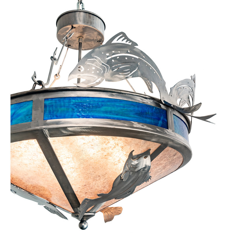 Lustre conique unique à 4 lumières Eldert