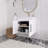 Tojuana 23.62 " W Free Standing Wall Mounted 1 Single Vanity Bathroom Vanity With Acrylic Top-1108916415