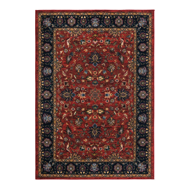 Abisha Oriental Indoor Rug, Rectangle 4'4" x 6'