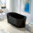 Freestanding Soaking Acrylic Curved Design Bathtub-94320103-100481071