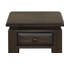 Frizzell Chairside Table with Storage Drawer & Shelf