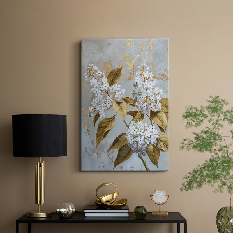 FLORAL Series CCLXIV - Cavas de galerie sur mesure, H 27 po x l 18 po