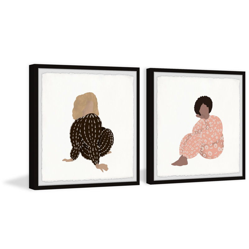 Abbygayl Focus And Win by Marmont Hill - 2 Piece Single Picture Frame Painting Set, 30cm H x 30cm W