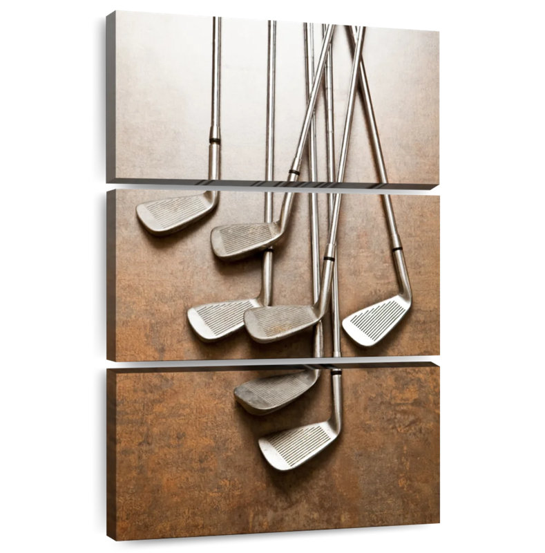 Senne Iron Golf Clubs, 65" H x 42" W
