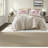 Comfortable King Bedding Sets, Durable Microfiber, Botanical Style For Year-round Use