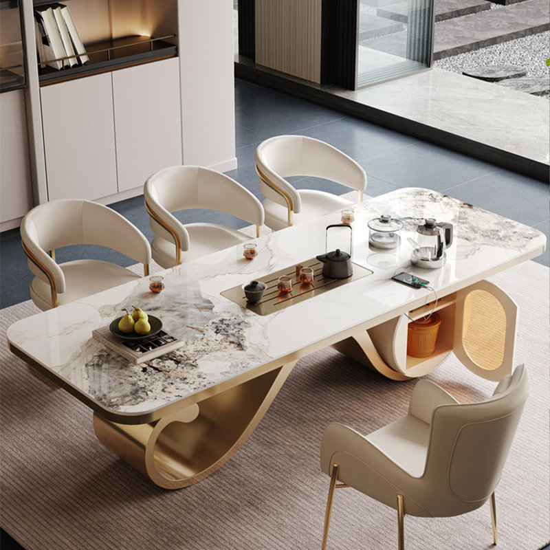 Table basse 86,61 po, H 29,53 po x l 86,61 po x P 31,5 po