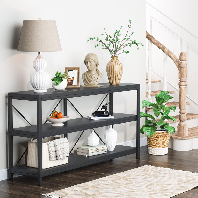 140cm Console Table, Black
