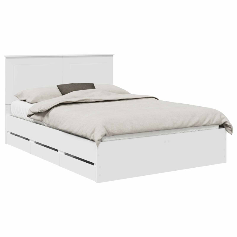 Bed, European Kingsize (160 x 200 cm), White